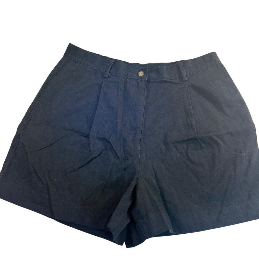 Vintage Westbound women pleated shorts high-rise waist  belt loops size 18